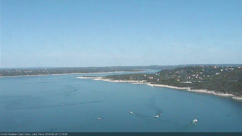 Lake Travis webcam, May 26, 2018 10:20 AM CT