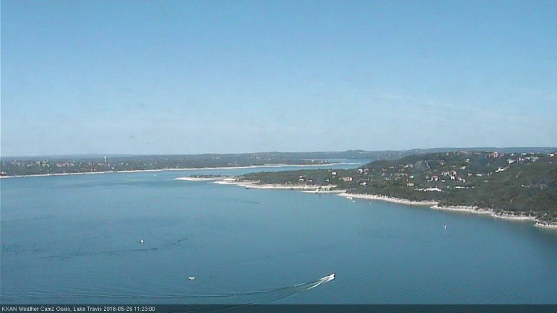 Lake Travis webcam, May 26, 2018 10:25 AM CT