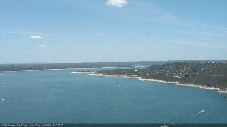 Lake Travis webcam, May 26, 2018 12:05 PM CT