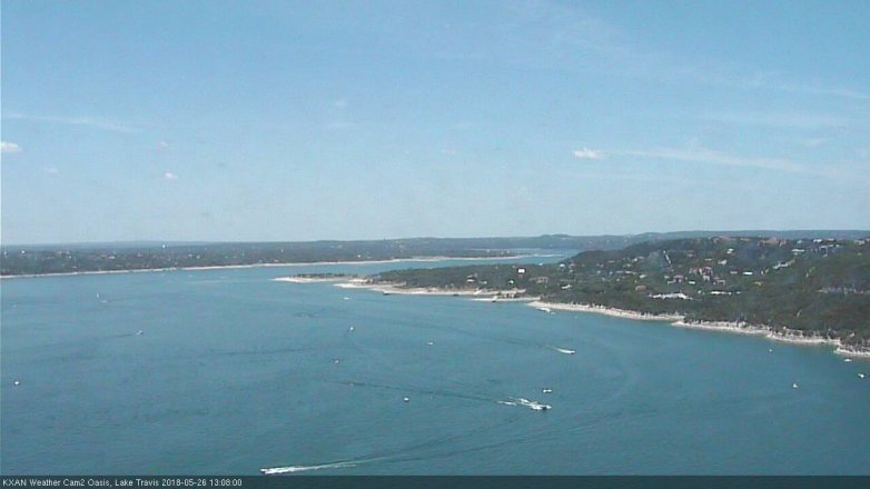 Lake Travis webcam, May 26, 2018 12:10 PM CT