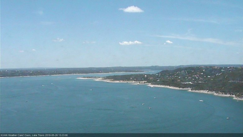 Lake Travis webcam, May 26, 2018 12:25 PM CT
