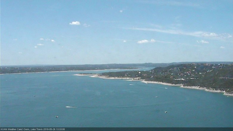 Lake Travis webcam, May 26, 2018 12:35 PM CT