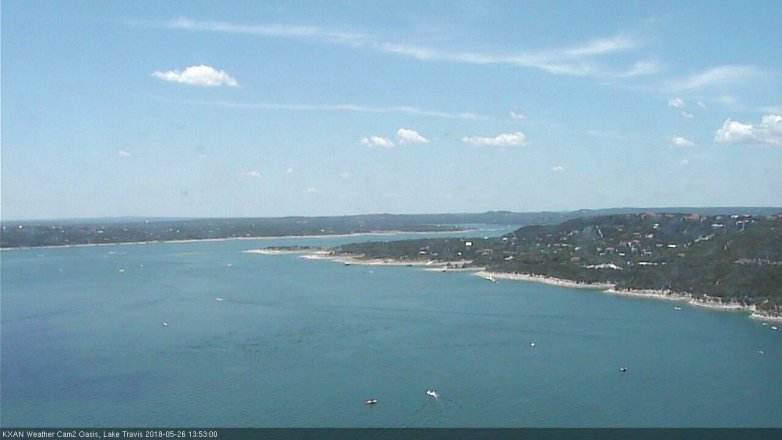 Lake Travis webcam, May 26, 2018 12:55 PM CT