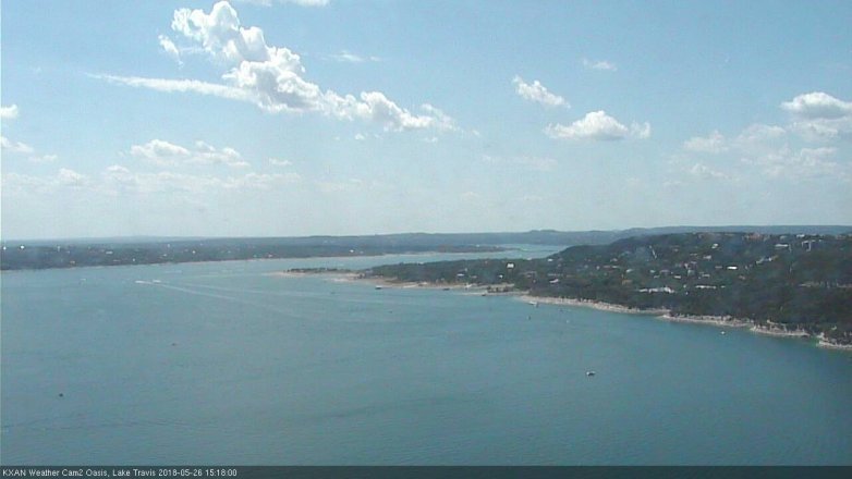 Lake Travis webcam, May 26, 2018 2:20 PM CT