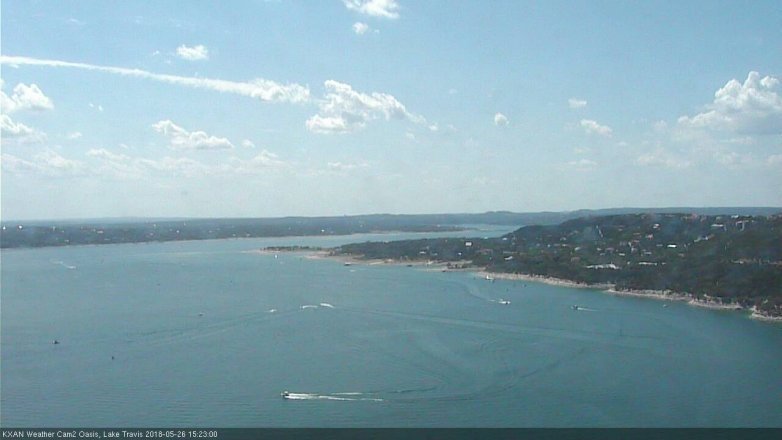 Lake Travis webcam, May 26, 2018 2:25 PM CT