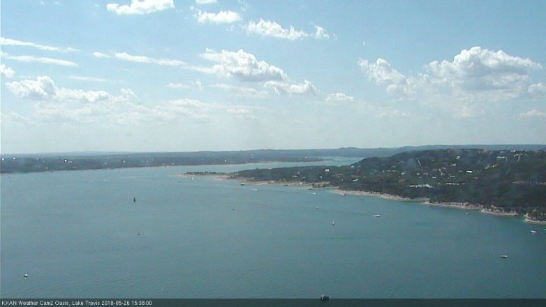 Lake Travis webcam, May 26, 2018 2:40 PM CT