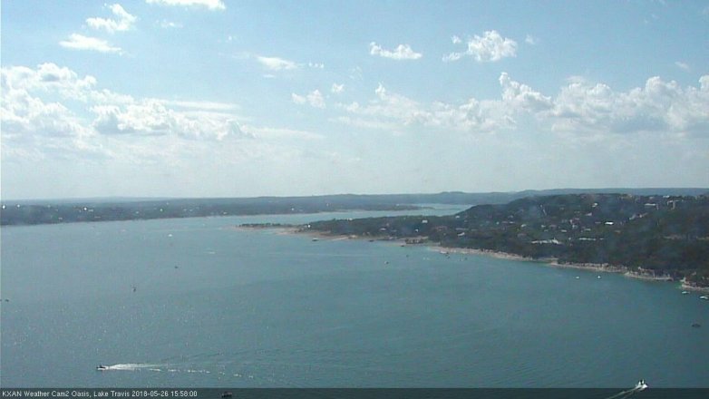Lake Travis webcam, May 26, 2018 3:00 PM CT