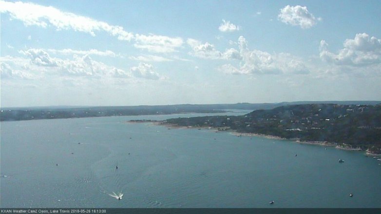Lake Travis webcam, May 26, 2018 3:15 PM CT