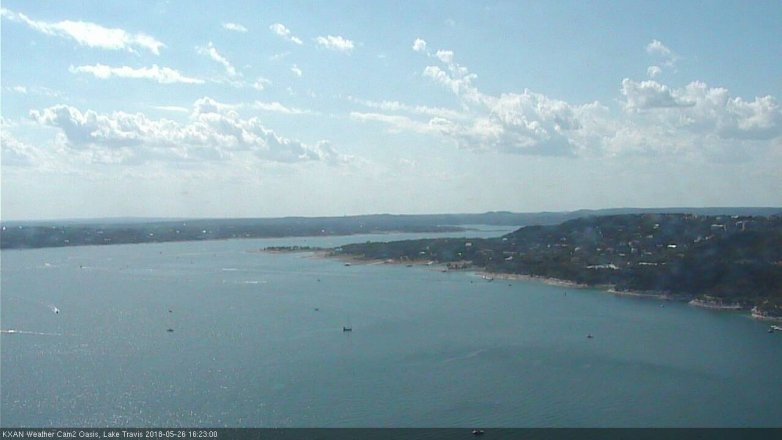 Lake Travis webcam, May 26, 2018 3:25 PM CT