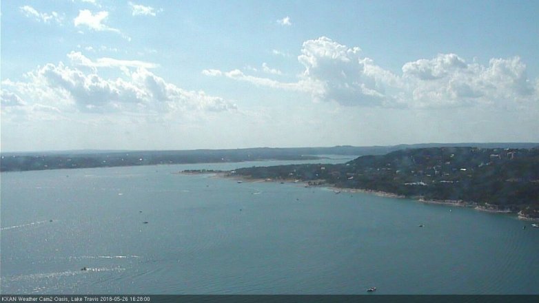 Lake Travis webcam, May 26, 2018 3:30 PM CT