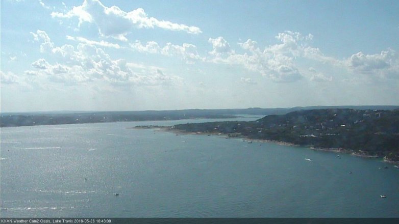 Lake Travis webcam, May 26, 2018 3:45 PM CT