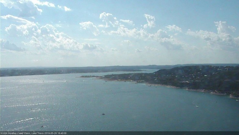 Lake Travis webcam, May 26, 2018 3:50 PM CT