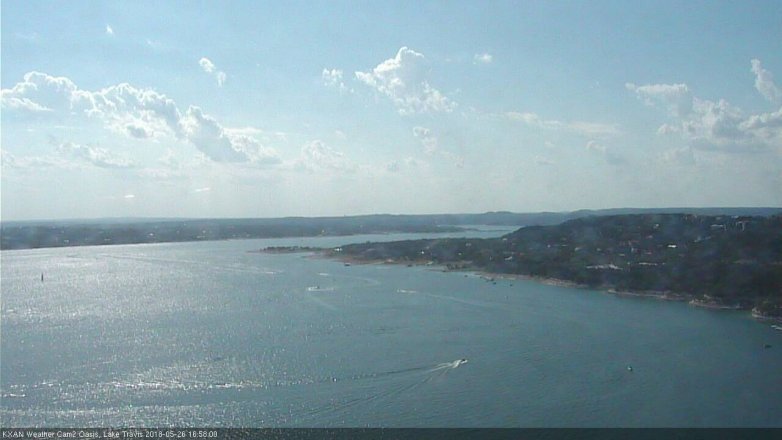 Lake Travis webcam, May 26, 2018 4:00 PM CT