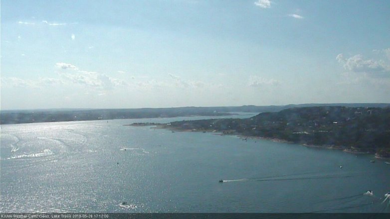 Lake Travis webcam, May 26, 2018 4:15 PM CT