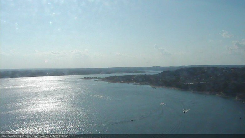 Lake Travis webcam, May 26, 2018 4:35 PM CT