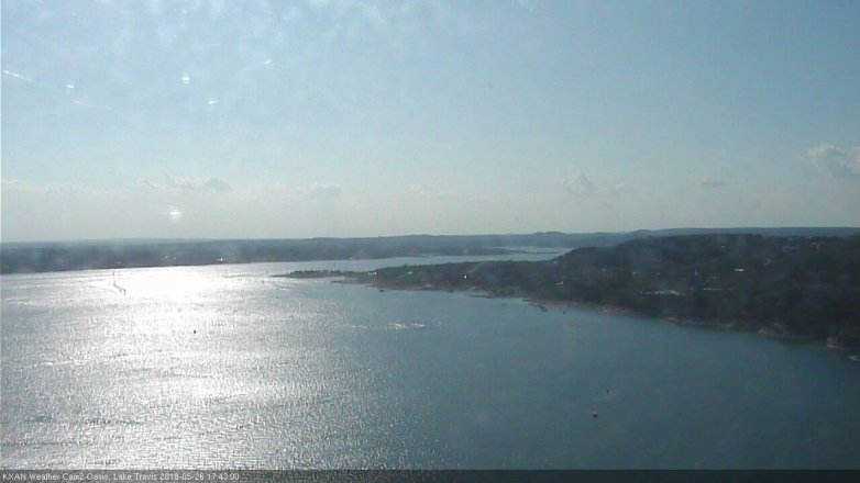 Lake Travis webcam, May 26, 2018 4:45 PM CT