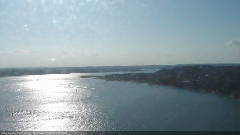 Lake Travis webcam, May 26, 2018 4:55 PM CT