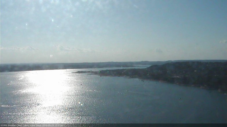 Lake Travis webcam, May 26, 2018 5:00 PM CT