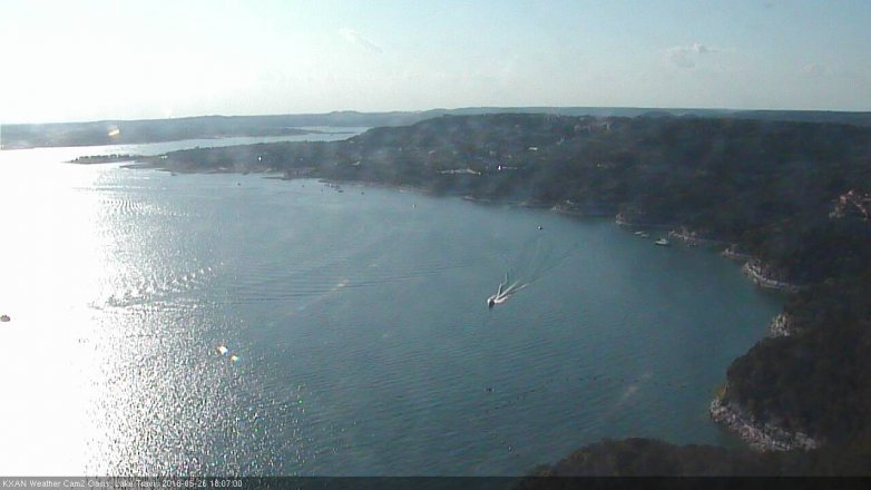 Lake Travis webcam, May 26, 2018 5:10 PM CT