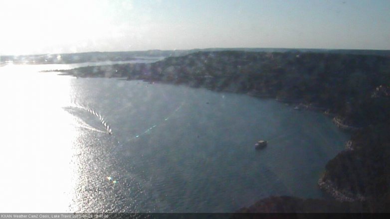 Lake Travis webcam, May 26, 2018 5:50 PM CT