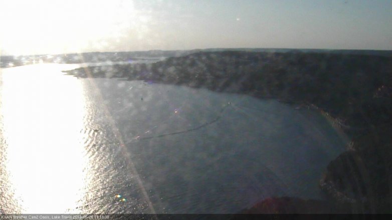 Lake Travis webcam, May 26, 2018 6:20 PM CT