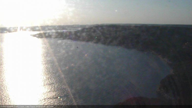 Lake Travis webcam, May 26, 2018 6:25 PM CT