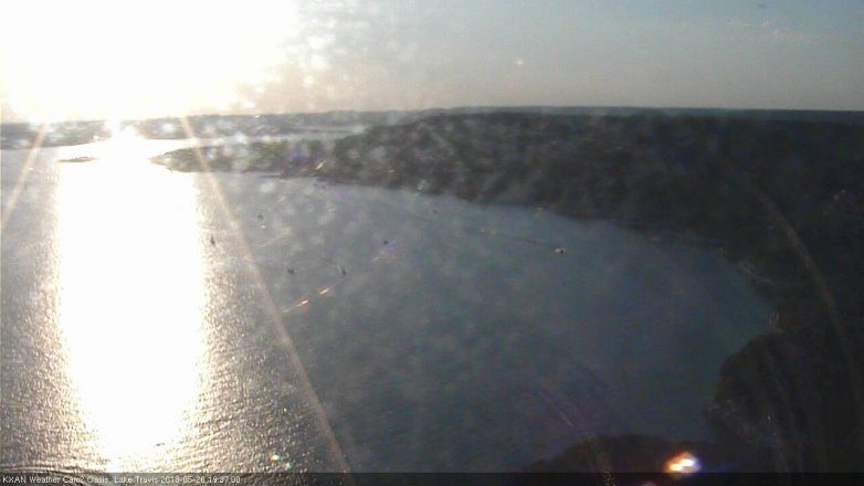 Lake Travis webcam, May 26, 2018 6:40 PM CT