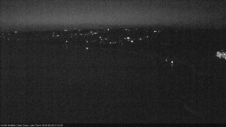 Lake Travis webcam, May 26, 2018 8:25 PM CT