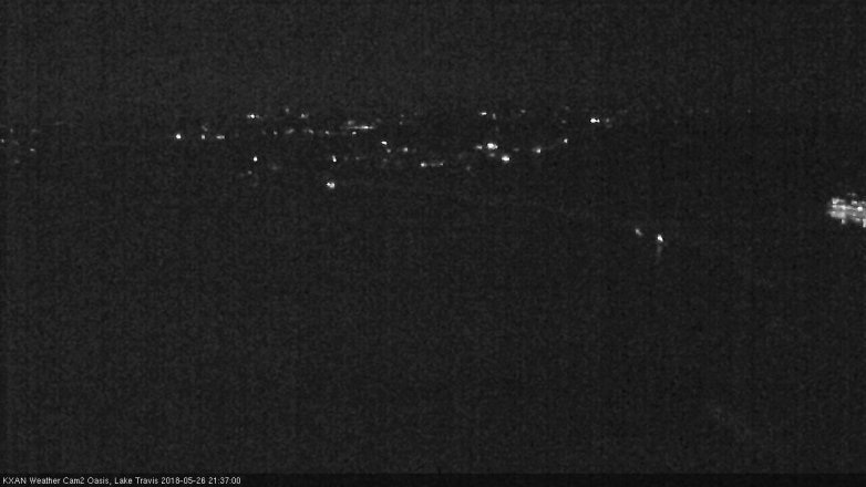 Lake Travis webcam, May 26, 2018 8:40 PM CT