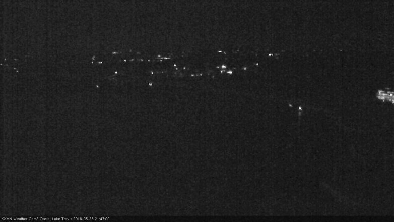 Lake Travis webcam, May 26, 2018 8:50 PM CT