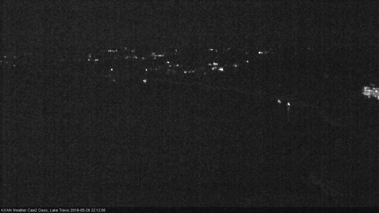 Lake Travis webcam, May 26, 2018 9:15 PM CT
