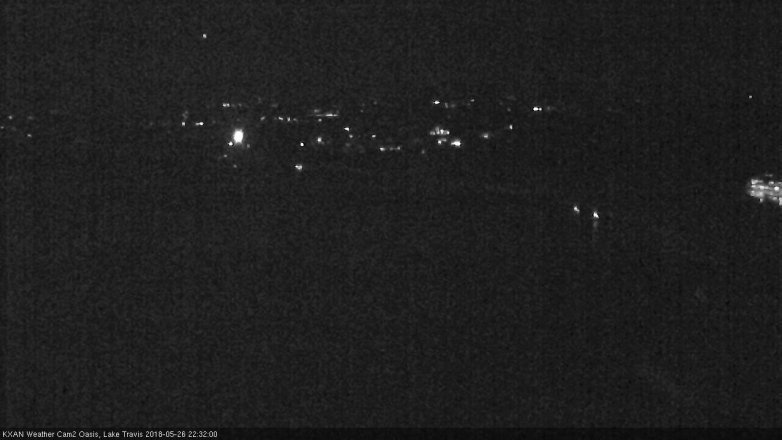Lake Travis webcam, May 26, 2018 9:35 PM CT