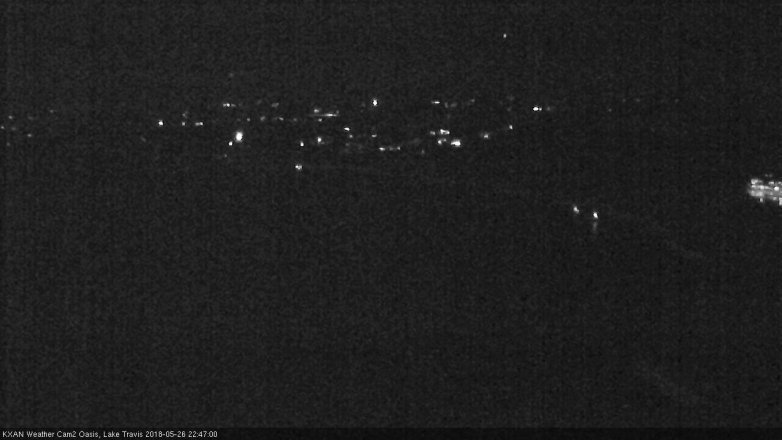 Lake Travis webcam, May 26, 2018 9:50 PM CT