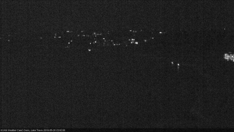Lake Travis webcam, May 26, 2018 10:05 PM CT