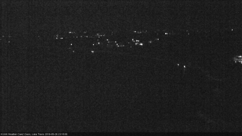 Lake Travis webcam, May 26, 2018 10:20 PM CT