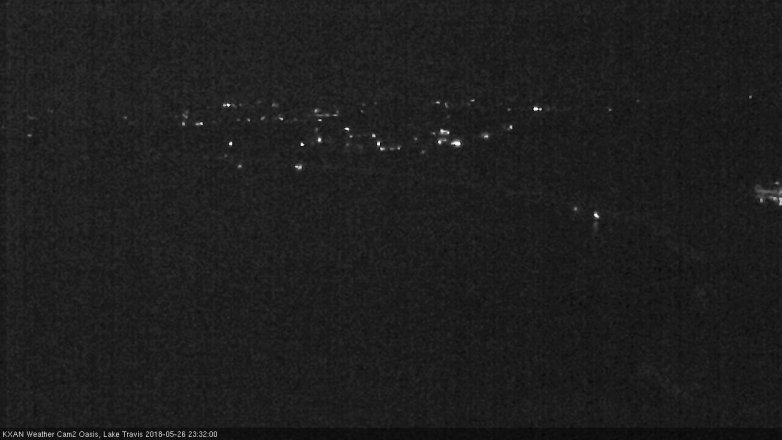 Lake Travis webcam, May 26, 2018 10:35 PM CT
