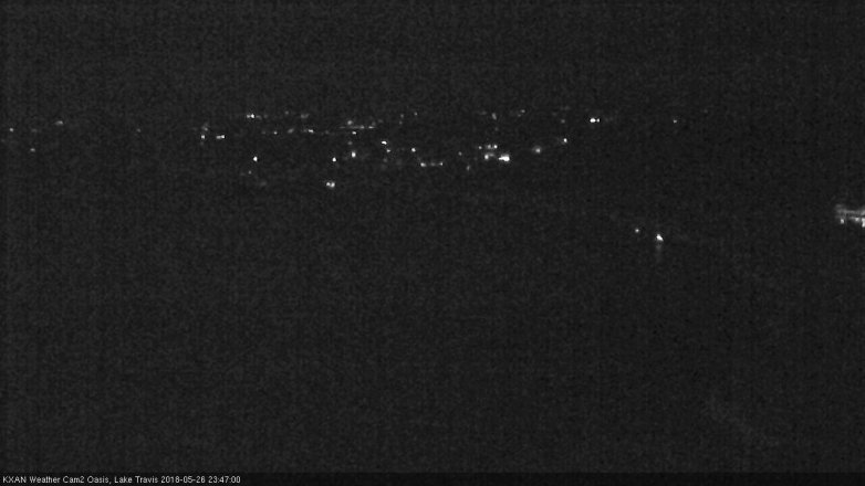 Lake Travis webcam, May 26, 2018 10:50 PM CT