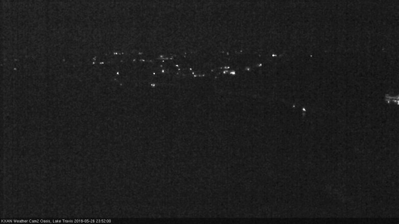 Lake Travis webcam, May 26, 2018 10:55 PM CT