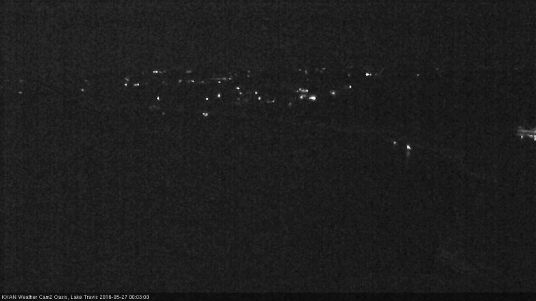Lake Travis webcam, May 26, 2018 11:05 PM CT