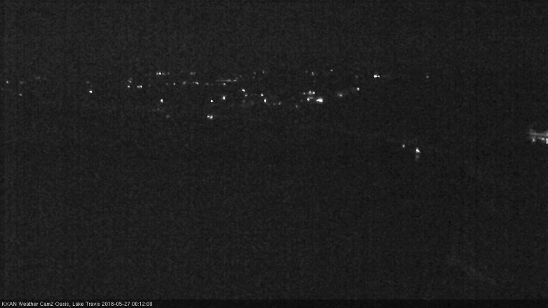 Lake Travis webcam, May 26, 2018 11:15 PM CT