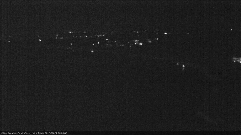 Lake Travis webcam, May 26, 2018 11:30 PM CT