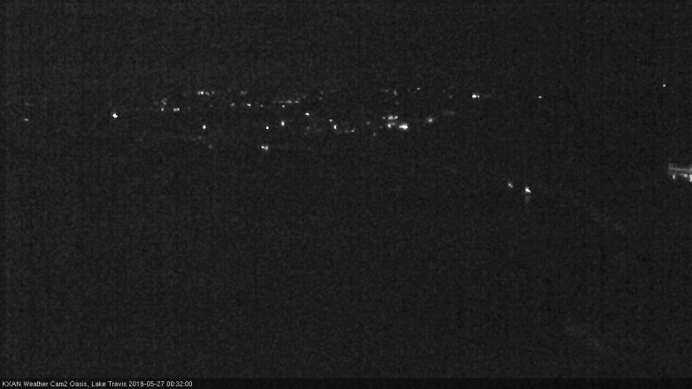 Lake Travis webcam, May 26, 2018 11:35 PM CT