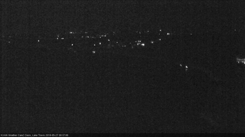 Lake Travis webcam, May 26, 2018 11:40 PM CT