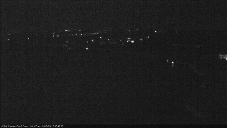 Lake Travis webcam, May 26, 2018 11:45 PM CT