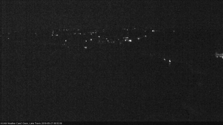Lake Travis webcam, May 26, 2018 11:55 PM CT