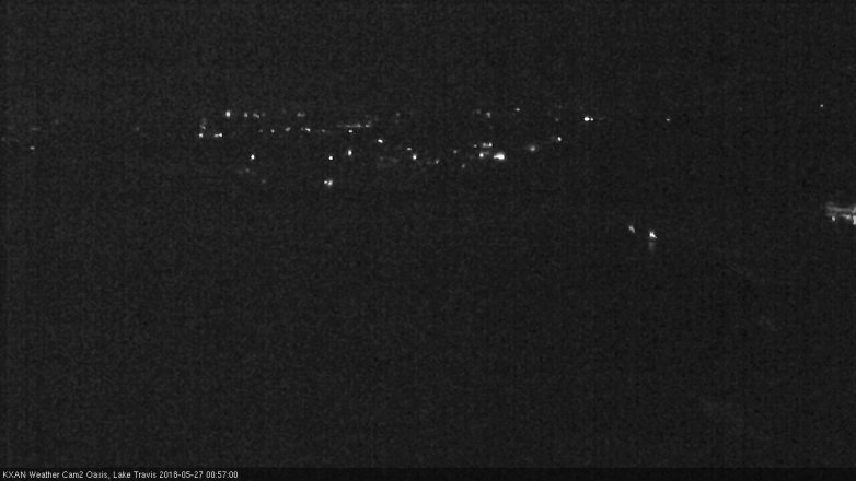 Lake Travis webcam, May 26, 2018 12:00 AM CT