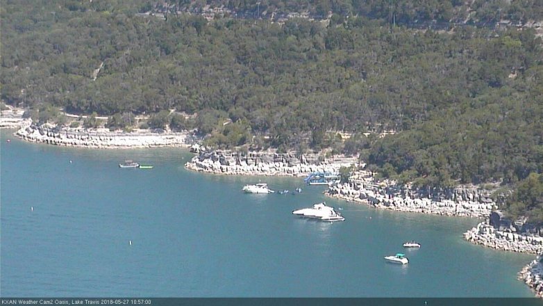 Lake Travis webcam, May 27, 2018 10:00 AM CT