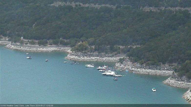 Lake Travis webcam, May 27, 2018 12:05 PM CT