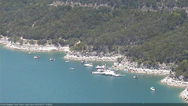 Lake Travis webcam, May 27, 2018 12:10 PM CT