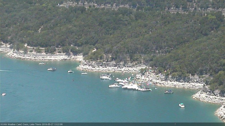 Lake Travis webcam, May 27, 2018 12:25 PM CT